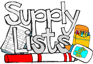 SCHOOL SUPPLY LISTS